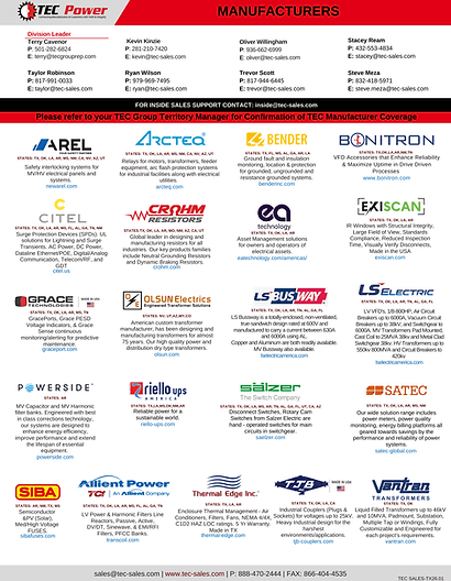 TEC Power Line Sheet